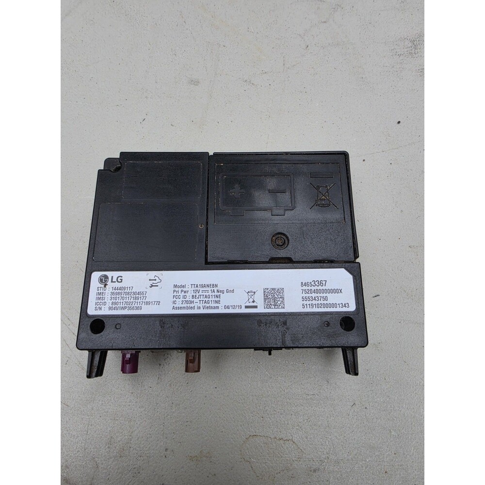 2019-2022 CHEVROLET SPARK MOBILE COMMUNICATION ONSTAR CONTROL MODULE OEM